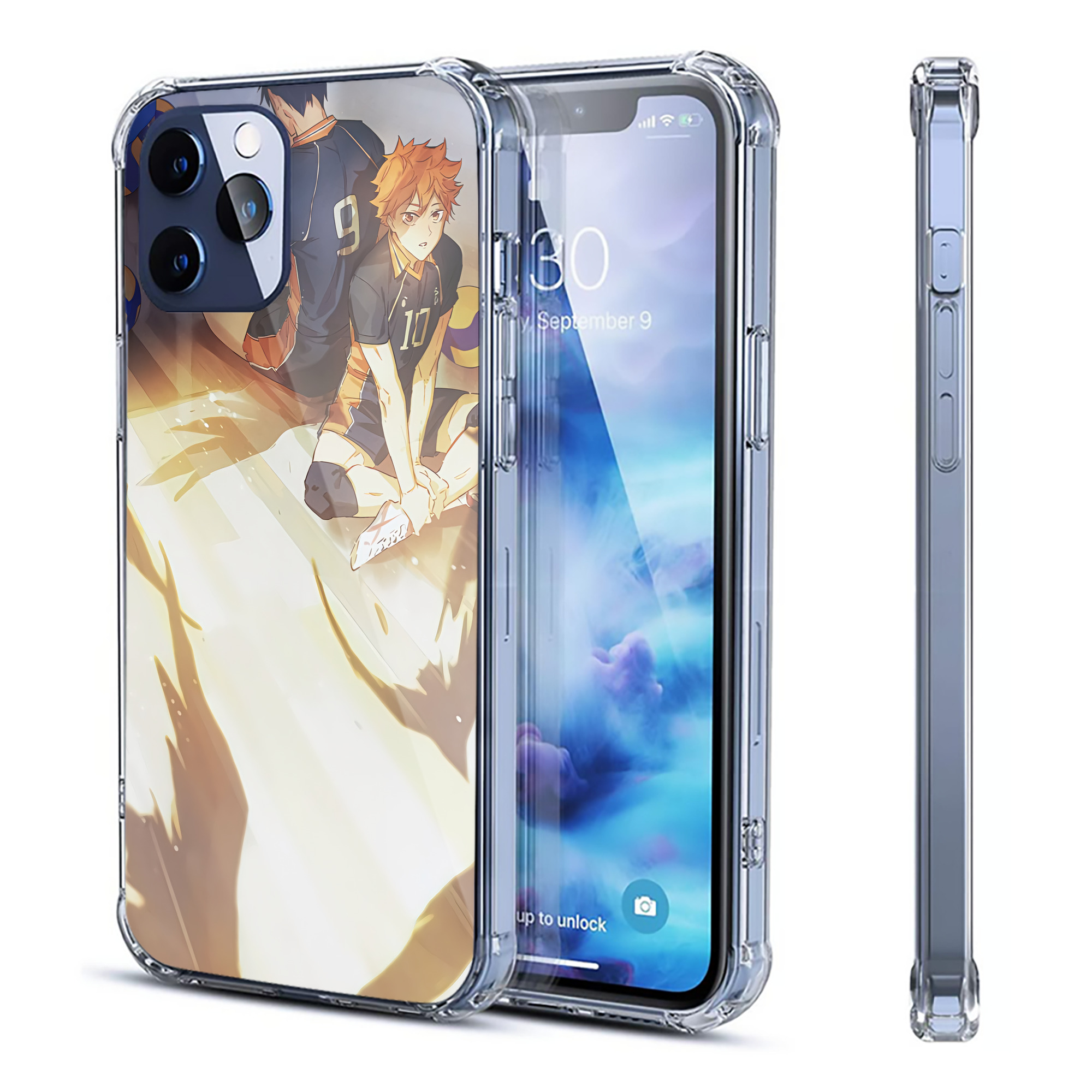 （画像用） ハイキュー!! Haikyu!! 【iPhone 12シリーズ対応】透明スマホケース（クリアソフトケース）
